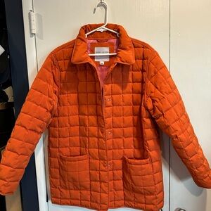 Larry Levine Sporty Orange Jacket